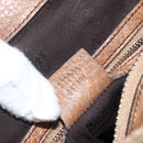 GUCCI GG Canvas Tote Bag Beige Silver 232946 Auth BA8182-12