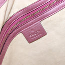 GUCCI GG Canvas Guccissima Tote Bag Leather Pink Gold 269956 Auth BA8184-17