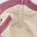 GUCCI GG Canvas Guccissima Tote Bag Leather Pink Gold 269956 Auth BA8184-18