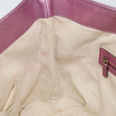 GUCCI GG Canvas Guccissima Tote Bag Leather Pink Gold 269956 Auth BA8184-19