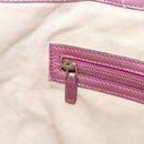 GUCCI GG Canvas Guccissima Tote Bag Leather Pink Gold 269956 Auth BA8184-20