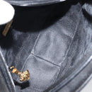 GUCCI Micro GG Canvas Shoulder Bag PVC Black Gold 007 104 0088 Auth BA8187-17