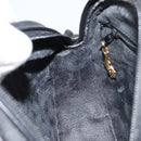 GUCCI Micro GG Canvas Shoulder Bag PVC Black Gold 007 104 0088 Auth BA8187-19