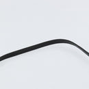 GUCCI Micro GG Canvas Shoulder Bag PVC Black Gold 007 104 0088 Auth BA8187-8