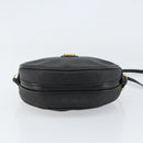 GUCCI Micro GG Canvas Shoulder Bag PVC Black Gold 007 104 0088 Auth BA8187-9