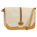 GUCCI Micro GG Supreme Web Sherry Line Bag PVC Beige 001 104 0551 Auth BA8188-1