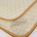 GUCCI Micro GG Supreme Web Sherry Line Bag PVC Beige 001 104 0551 Auth BA8188-13