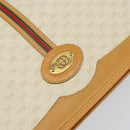 GUCCI Micro GG Supreme Web Sherry Line Bag PVC Beige 001 104 0551 Auth BA8188-14