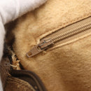 GUCCI GG Supreme Web Sherry Line Bag PVC Beige Gold 89 02 017 Auth BA8189-18