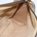 GUCCI GG Supreme Web Sherry Line Bag PVC Beige Gold 89 02 017 Auth BA8189-20