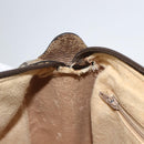 GUCCI GG Supreme Web Sherry Line Bag PVC Beige Gold 89 02 017 Auth BA8189-22