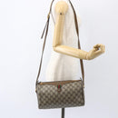 GUCCI GG Supreme Web Sherry Line Bag PVC Beige Gold 89 02 017 Auth BA8189-25