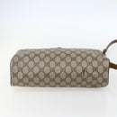 GUCCI GG Supreme Web Sherry Line Bag PVC Beige Gold 89 02 017 Auth BA8189-9