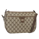 GUCCI GG Supreme Shoulder Bag PVC Beige Gold 001 115 6106 Auth BA8192-1