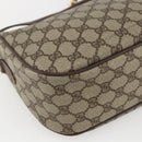 GUCCI GG Supreme Shoulder Bag PVC Beige Gold 001 115 6106 Auth BA8192-17