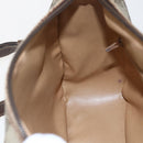 GUCCI GG Supreme Shoulder Bag PVC Beige Gold 001 115 6106 Auth BA8192-22