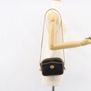 GUCCI Shoulder Bag Leather Black Gold Auth BA8193-22