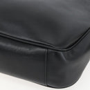 GUCCI Bamboo Hand Bag Leather 2way Black Gold 001 1998 1638 Auth BA8194-15