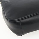 GUCCI Bamboo Hand Bag Leather 2way Black Gold 001 1998 1638 Auth BA8194-18