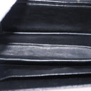 GUCCI Shoulder Bag Leather Black Gold Auth BA8195-18