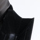 GUCCI Shoulder Bag Leather Black Gold Auth BA8195-19