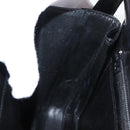 GUCCI Shoulder Bag Leather Black Gold Auth BA8195-20