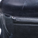 GUCCI Shoulder Bag Leather Black Gold Auth BA8195-21