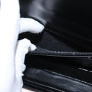 GUCCI Shoulder Bag Leather Black Gold Auth BA8195-22