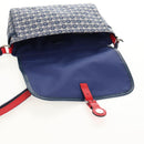 GUCCI Shoulder Bag PVC Blue Silver 664143 Auth BA8196M-19