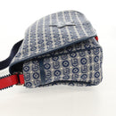 GUCCI Shoulder Bag PVC Blue Silver 664143 Auth BA8196M-4