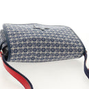 GUCCI Shoulder Bag PVC Blue Silver 664143 Auth BA8196M-6