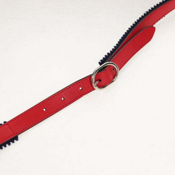 GUCCI Shoulder Bag PVC Blue Silver 664143 Auth BA8196M