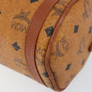 MCM Logogram Vicetos Shoulder Bag PVC Leather Brown Gold Auth BA8198-14