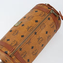 MCM Logogram Vicetos Shoulder Bag PVC Leather Brown Gold Auth BA8198-6