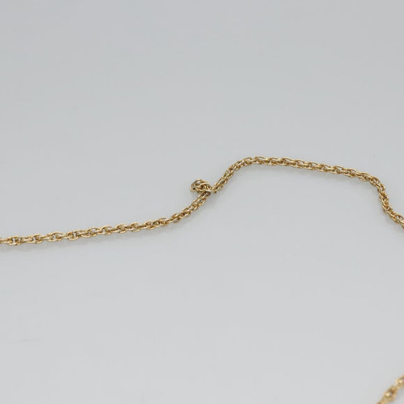 BALLY Chain Shoulder Bag Leather Black Auth BA820