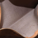 MCM Logogram Vicetos Tote Bag PVC Leather Brown Gold Auth BA8200-20