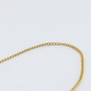 Christian Dior Honeycomb Canvas Chain Shoulder Bag PVC Black Gold Auth BA8201-8