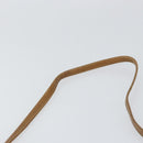 Christian Dior Honeycomb Canvas Shoulder Bag PVC Black Gold Auth BA8204-8