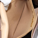 Christian Dior Trotter Canvas Hand Bag PVC Brown Gold Auth BA8206-12