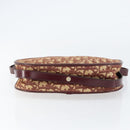 Christian Dior Trotter Canvas Shoulder Bag Beige Gold Auth BA8208-5