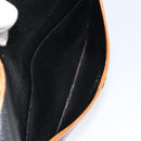 Christian Dior Shoulder Bag Leather Black Gold Auth BA8210-22