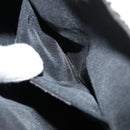 Salvatore Ferragamo Gancini Hand Bag Rattan White Gold Auth BA8212-19