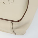Stella MacCartney Shoulder Bag Leather Beige gold Auth BA8213-9