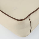 Stella MacCartney Shoulder Bag Leather Beige gold Auth BA8213-14