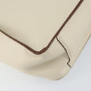 Stella MacCartney Shoulder Bag Leather Beige gold Auth BA8213-16