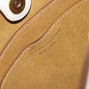 Stella MacCartney Shoulder Bag Leather Beige gold Auth BA8213-10