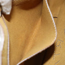 Stella MacCartney Shoulder Bag Leather Beige gold Auth BA8213-19