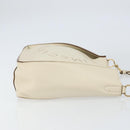 Stella MacCartney Shoulder Bag Leather Beige gold Auth BA8213-3