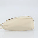 Stella MacCartney Shoulder Bag Leather Beige gold Auth BA8213-4