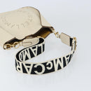 Stella MacCartney Shoulder Bag Leather Beige gold Auth BA8213-7